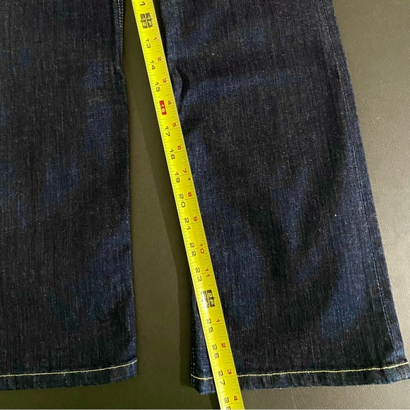 Able NWT Wide Leg Holly Kick Flare Jeans Dark Blue Size 29 - Picture 8 of 10